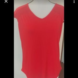 Women's red top
